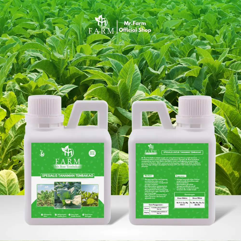 [BISA COD] Formula/ Nutrisi Tanaman Khusus Tembakao - Mr.Bost Tembakao 500ml