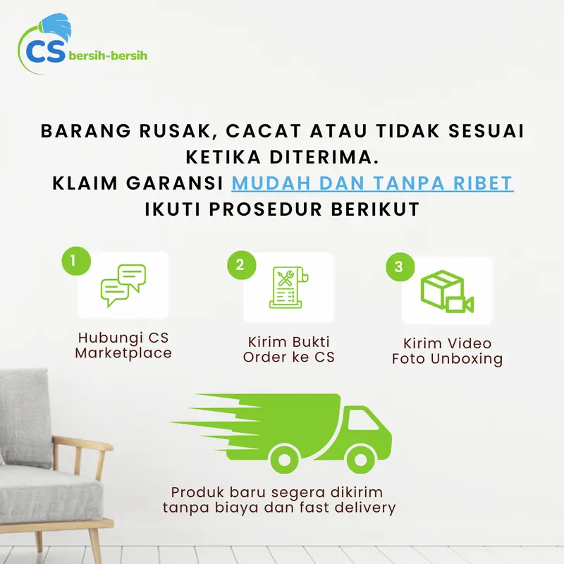 PAKET 3 Buah Sapu Lantai rumah (SAPU IJUK SCORPION,SAPU SENAR,SAPU SABUT KELAPA) Gagang Kayu dan Fiber 1