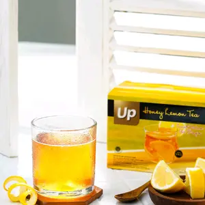 Up Honey Lemon Tea CNI Tinggi Vitamin dan Mineral, Perpaduan teh hitam, madu dan buah lemon Minuman Instan