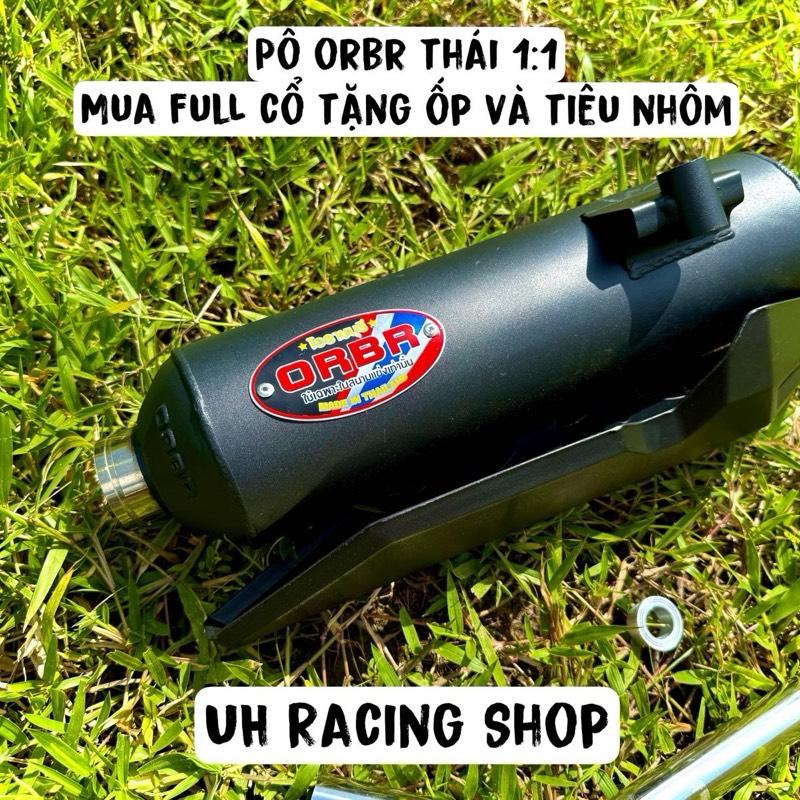 Tặng tiêu CNC Pô ORBR hàng rep 1:1 gắn Vario 125-150 Vision 2014-2024 Air Blade 2Val nhồi bông móc ấm họng 26mm kèm tiêu Phụ Kiện Phụ Tùng UH Racing pô AB,Vario Vision