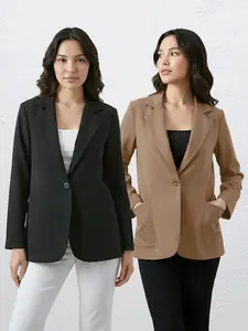 ADA - Kimmy Blazer Oversize One Button Long Sleeves #K004