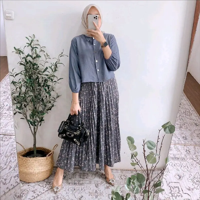 zavika set rok oneset rok plisket hyget premium korea atasan pololinen oneset terkini terlaris 5