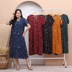 Daster Wanita Dewasa Motif Kekinian | Terlaris Daster  Ibu Ibu Muda |  Bebas Pilih Warna | Nyaman Santai Lembut
