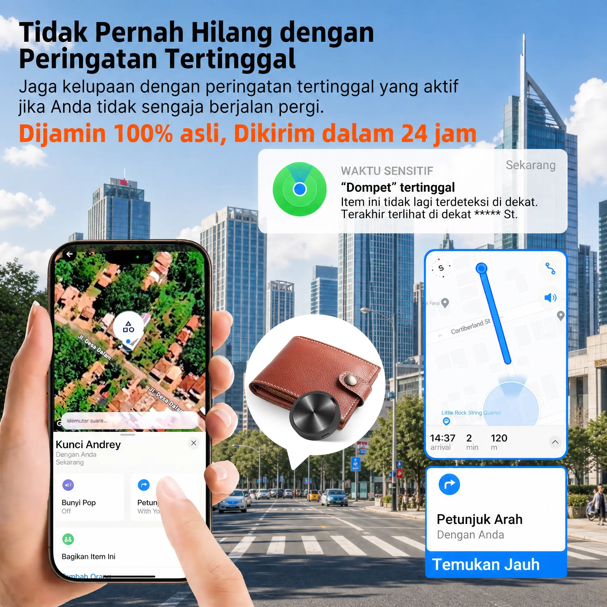 Global Tracker [Tersedia] Mendukung Tag Pelacak iOS dan Android, Pelacak Bagasi, Pencari Barang, Tidak Perlu Unduh Aplikasi, Daya Tahan Baterai 9-12 Bulan, Pencarian Multi-Target Bluetooth, Satu Perangkat Dapat Terhubung ke 32 Perangkat.