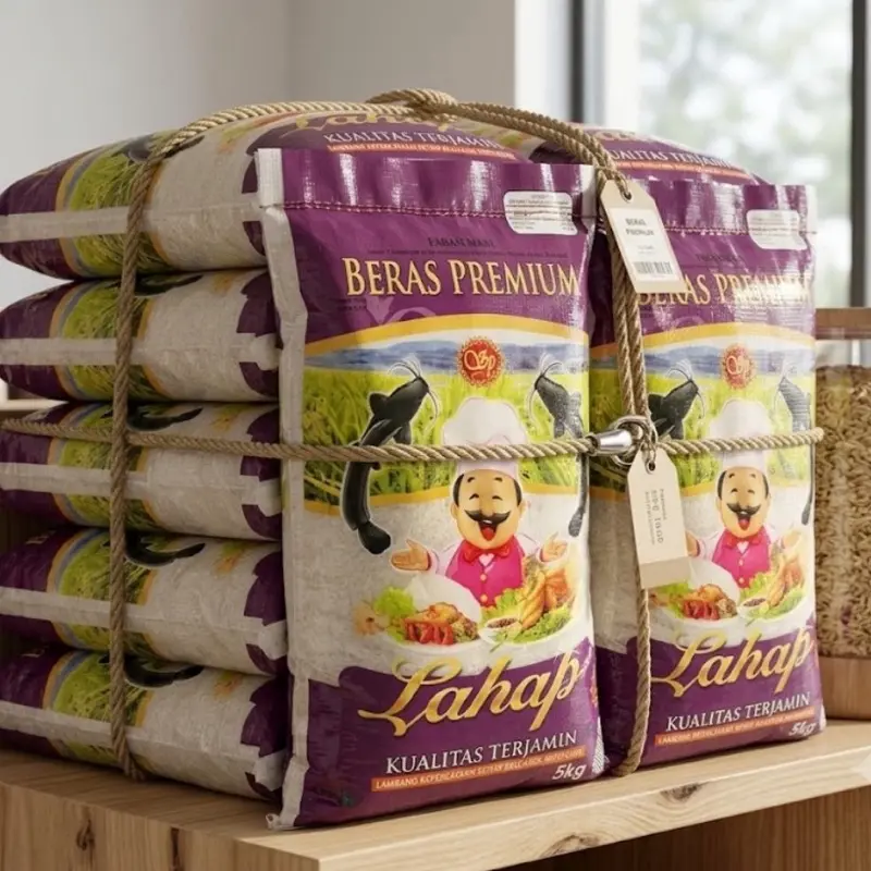 100KG Lahap Beras Premium 5kg Kualitas Terjamin Beras Segar untuk Masakan Sehari-hari 20pcs Paket Hemat