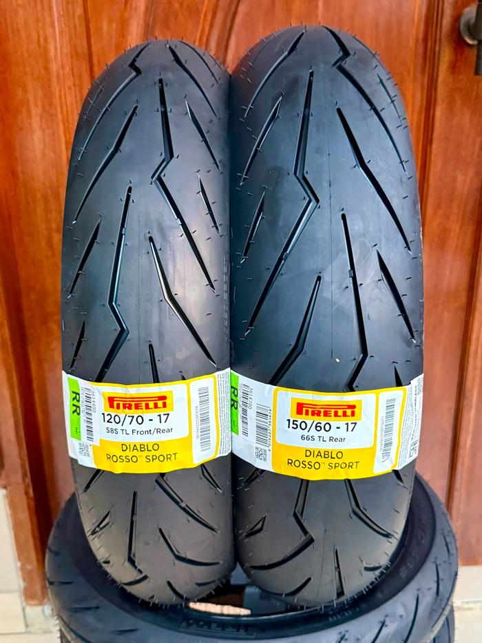 Jual Ban Pirelli Diablo Rosso Sport (Sepasang) Ring 17 - 90/80 120