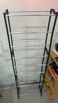 Product Review of Rak Rencengan Stainless Plastik untuk Jualan - Multifungsi untuk Warung dan Toko Kelontong - Furniture - Bisa juga untuk Rak Sepatu dan Rak Hijab from w**n 1