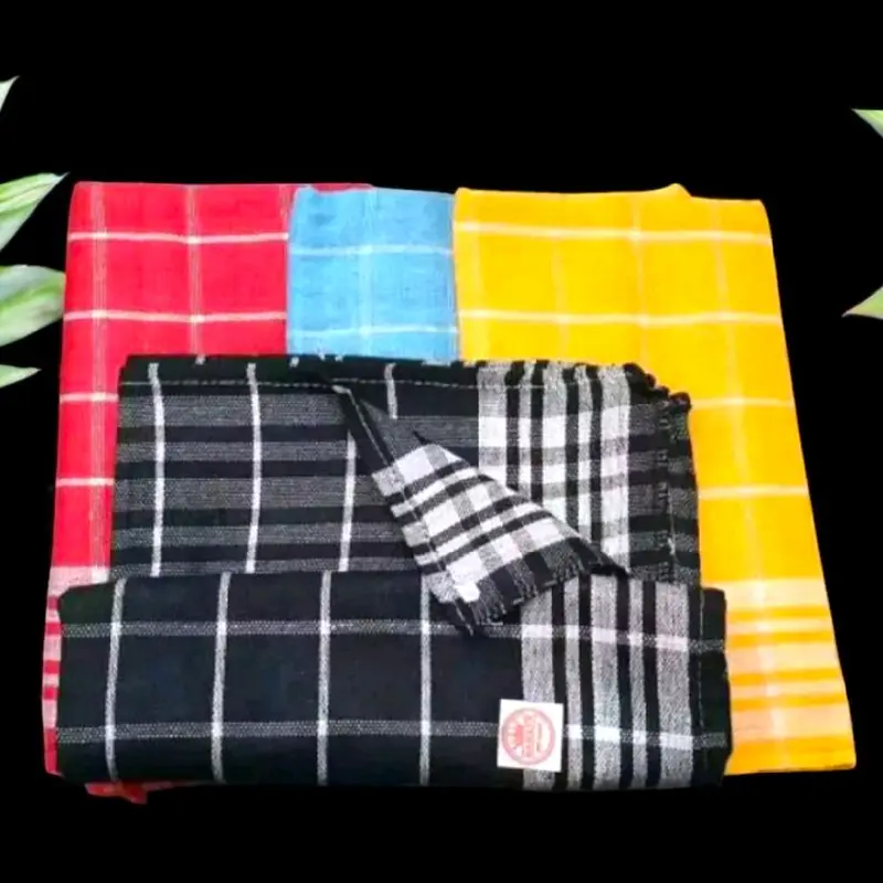 Power Shop (Paket Isi 12 pcs)Kain Lap Dapur Motip Kotak Ful  4 Warna Serbet Cuci Serba Guna 2