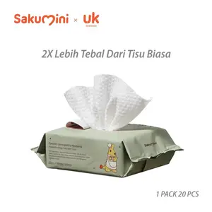 Sakumini Tisu Basah untuk Bayi Wet Tissue Baby Wipes 20 Lembar