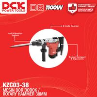 Gambar DCK Mesin Bor Bobok 7.9 J / Rotary Hammer 38mm / Mesin Bor Bobok Beton 38 mm 1100 Watt KZC03-38 dari DCK Power Tools Indonesia Kota Administrasi Jakarta Barat 4 Tokopedia