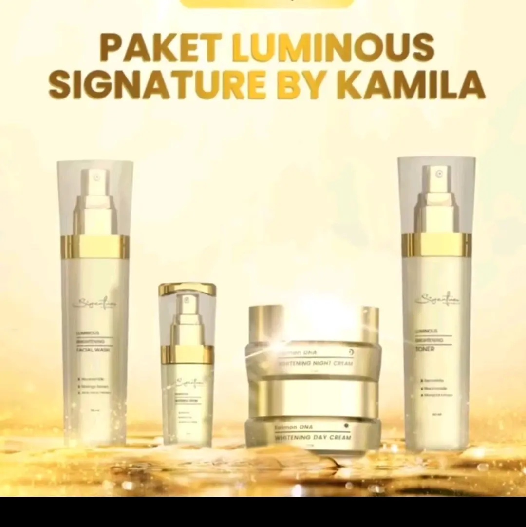 H&H - signature by kamila paket luminous brigtening[paket sultan by dr kamila]tanpa box[free pouch]