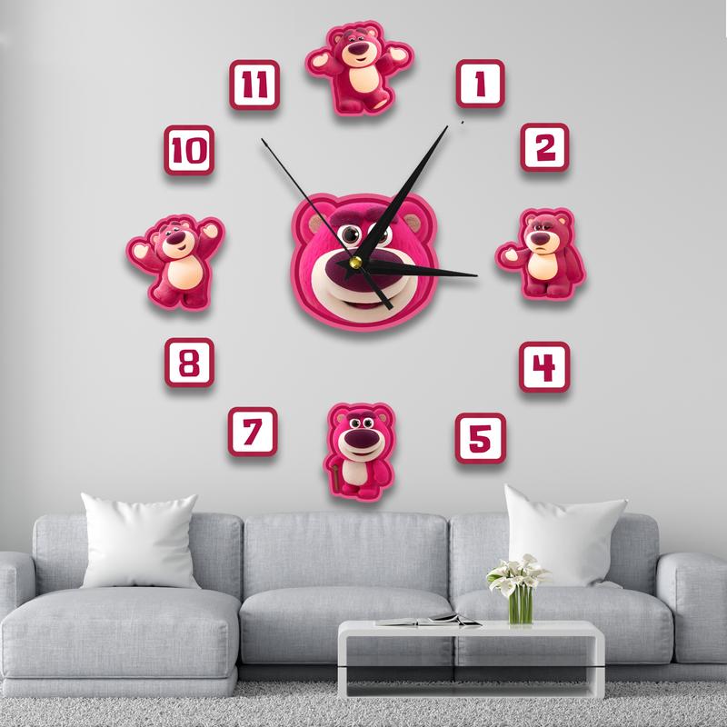 [PROMO] Jam Dinding Jumbo Karakter Lucu Kartun Hiasan Dinding Unik Anak 0