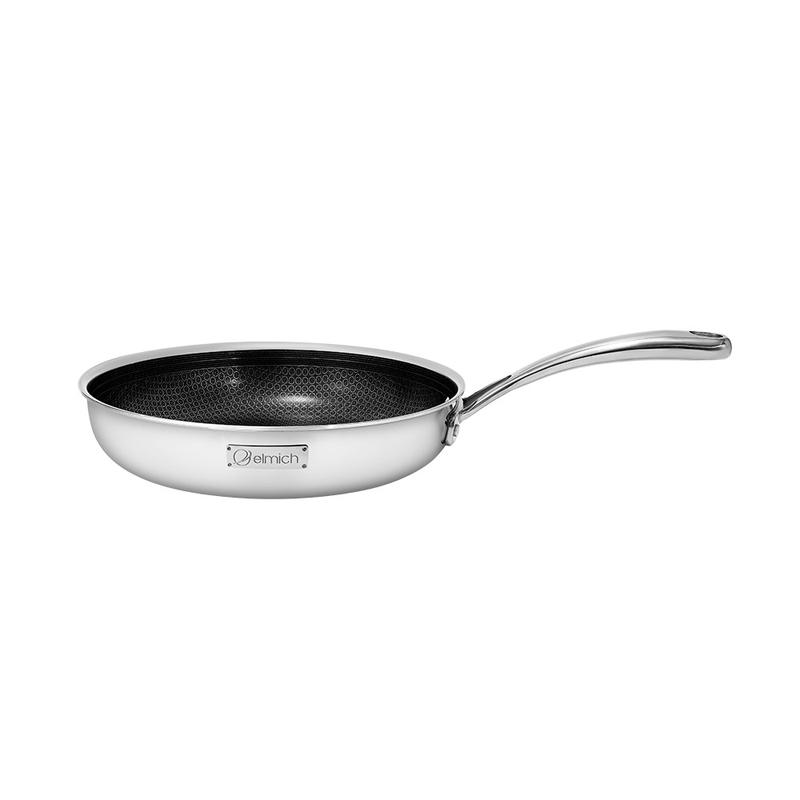 Chảo Inox liền khối chống dính Ceramic Elmich Winner EL2868IC20, 24, 26, 28