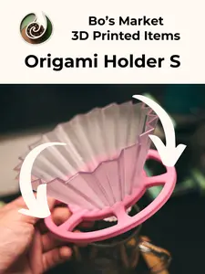 Holder Kopi Dripper Origami Ukuran S | 3D Print | Warna Kustom - Kitchenware