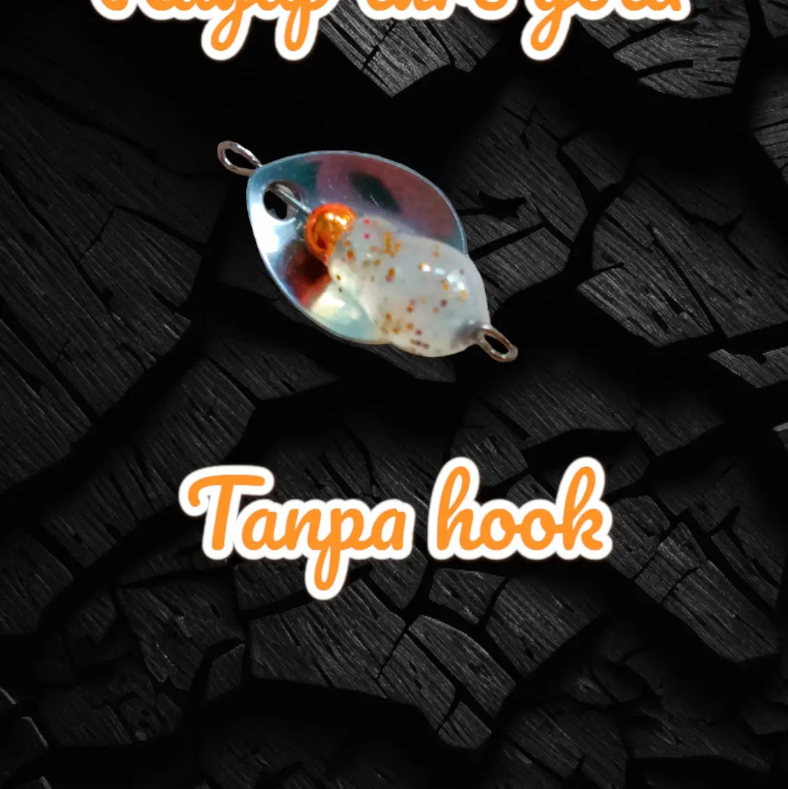 Umpan bkank rayap gold gliter tanpa hook bisa kalian aplikasikan dgn sigle hook/double hook