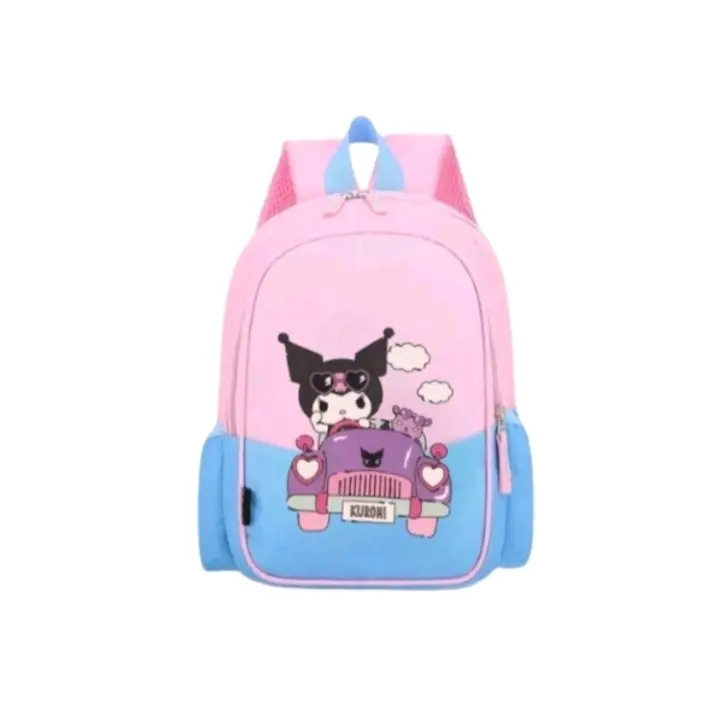 RLBags - KuromiKombi Tas sekolah anak Ransel anak cewek cowok TK SD Tas ransel sekolah anak karakter kekinian dan trendy Perempuan