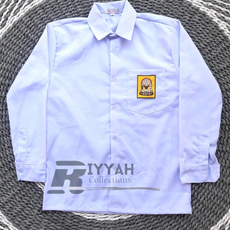 seragam sekolah baju SD,SMP/MTS/SMA/SMA lengan panjang kain oxford sablon bordir Kerja Pendek Safety Pria Wearpack Coklat 8