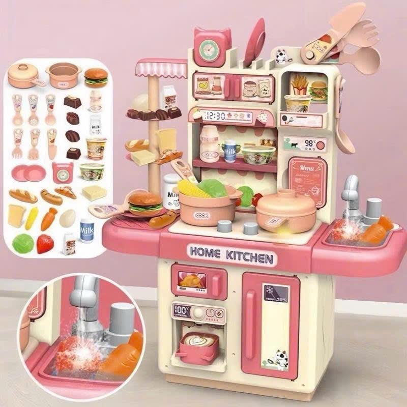 Đồ Chơi Nấu Ăn Bếp Đứng Babytoystore Có Kèm Nhiều Phụ Kiện Dễ Thương Cho Bé