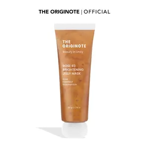 The Originote Rose Brightening Jelly Mask - Masker Gel Mask Mencerahkan Kulit Menghaluskan Muka Brightening Glowing Masker Wajah with Niacinamide