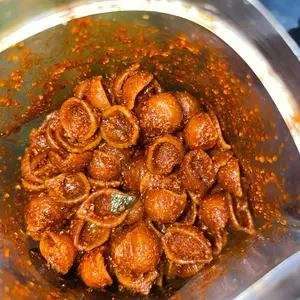 Makaroni Kerang Cikruh 500 Gram Makaroni Pedas Cemilan Gandum Pedas