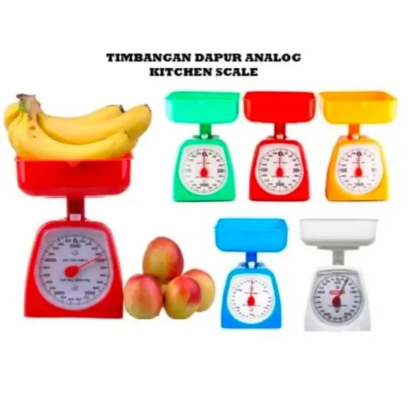 (BUBBLEWRAP) TIMBANGAN DAPUR JARUM ANALOG 5KG 1