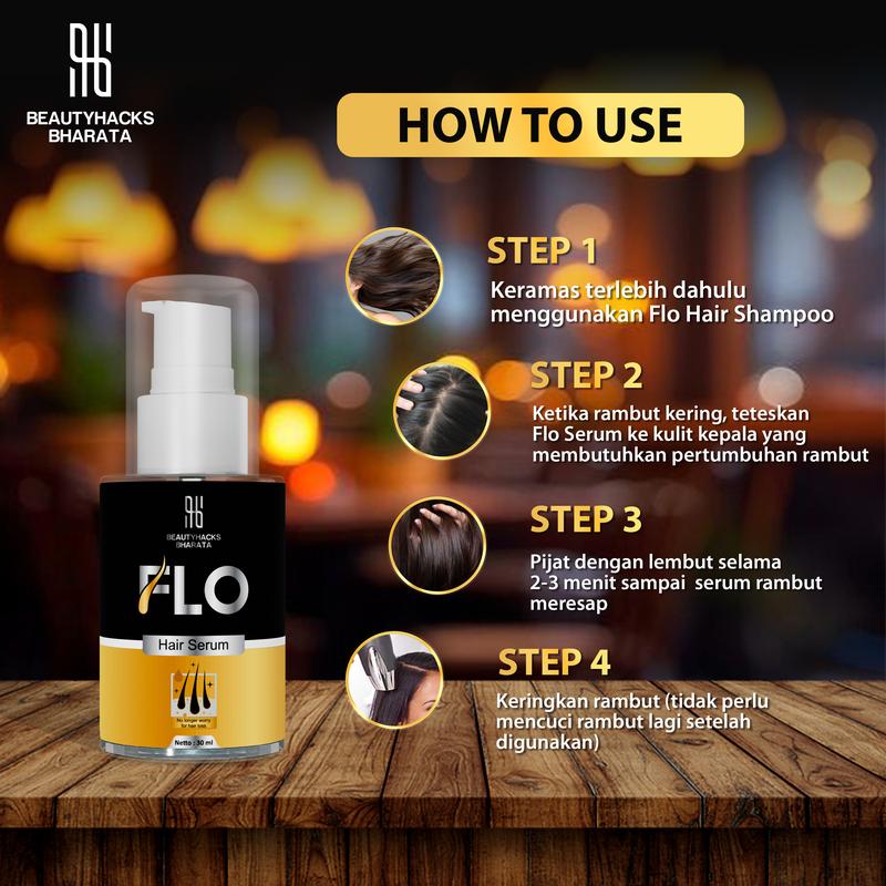 FLO Growth Serum Penumbuh Rambut Cepat Mencegah Kerontokan untuk Pria & Wanita - Perawatan Ketombe 2