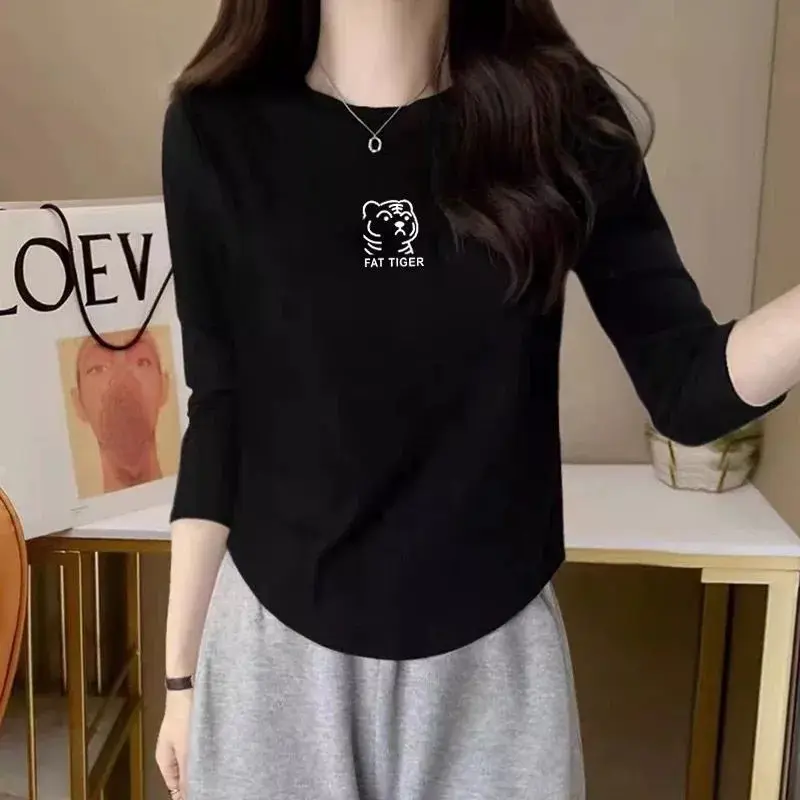 Baju Wanita Oblong Lengan Panjang - Bahan Spandek Distro - Atasan Wanita - Baju Kasual - T-shirt COD