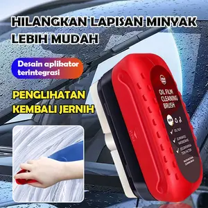 【DR DD】Sikat Pembersih Kaca Mobil | Wiper Penghilang Oil Film Satu Bagian | Termasuk Cairan Pembersih 120ml | Ampuh Hilangkan Noda Minyak | Mudah Digunakan | Hemat Waktu & Tenaga
