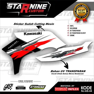 Striping ninja ss transparan sticker ninja kode NINJA-AS-44