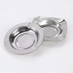 [isi 10 pcs] Asbak Stainless Anti Pecah Tempat Abu