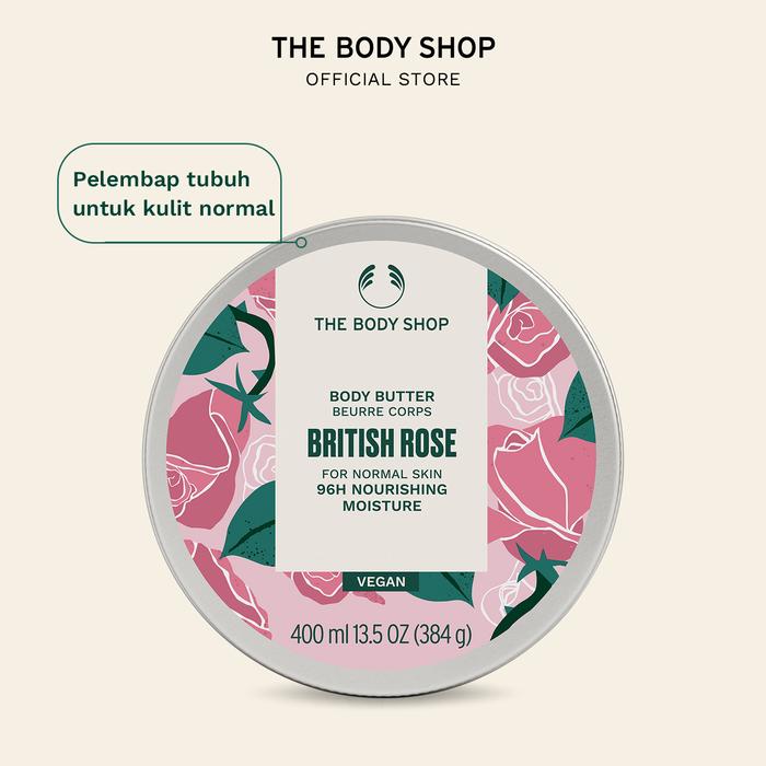 Gambar The Body Shop British Rose Body Butter 400ml dari The Body Shop Indonesia Store Kota Tangerang Selatan Tokopedia
