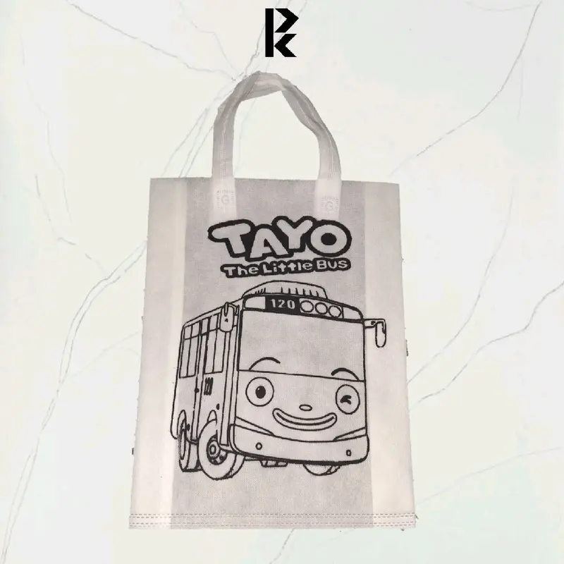 Paket lukis styrofoam dan tas spundbond ( 3 styrofoam + 2 tas spundbond free set alat lukis 8