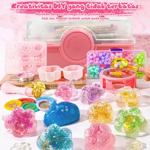 【COD】DIY Guka Jelly Wax Fire Paint Sealing Wax Set Mengadon Lilin Jelly DIY Mainan Dekompresi Anak-anak Kerajinan Tangan 3D Segel Segel Amplop Set