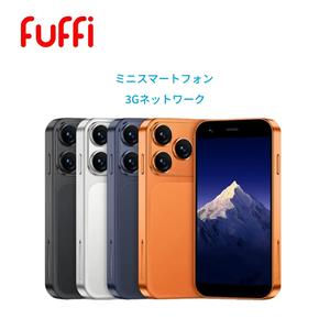 Fuffi スマートミニフォン 3Gネットワーク、3インチHDディスプレイ、2GB RAM 16GB ROM、デュアルSIM、900mAhバッテリー、クアッドコアプロセッサー、2MPカメラ、Wi‑Fi・Bluetooth搭載、Androidスマートフォン