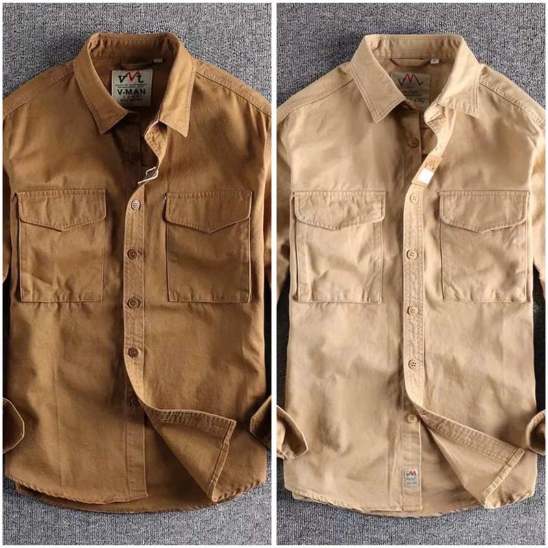   Combo 2 áo KaKi  Áo Kaki bảo hộ Nam nữ. Chất liệu vải kaki dầy rặn bền đẹp.định lượng vải 280gsm. Áokaki  Áokakinam  Áobaoholaodong 