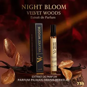 VELVET WOODS | Parfum Adiktif Wanita - Mini Size BL4CK 0P1UM Inspired Extrait De Parfum - 10 ML