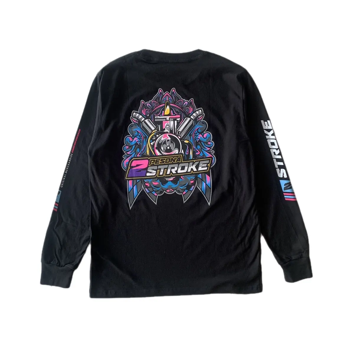 Kaperacer Pesona 2 stroke panjang original kaos & Baju racing premium 2 & 4 stroke hitam Putih keren terbaru Distro  Sablon Pria