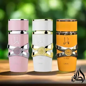 Lattafa Yara 100ml Parfum Wanita Arab Tahan Lama 8 Jam Aroma Tropis Geranium & Anggrek Cocok untuk Setiap Kesempatan