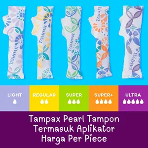 [ORI USA] 1 Piece Tampax Pearl Tampon - ECER - Pilih Variant