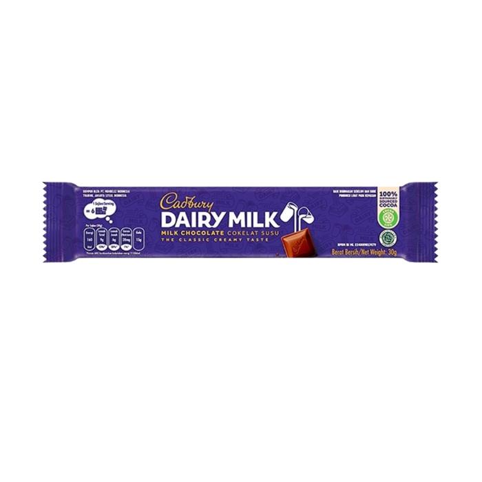 Gambar Cadbury Chocolate Dairy Milk 22 - 30 gram dari Sayurbox Kota Administrasi Jakarta Selatan Tokopedia