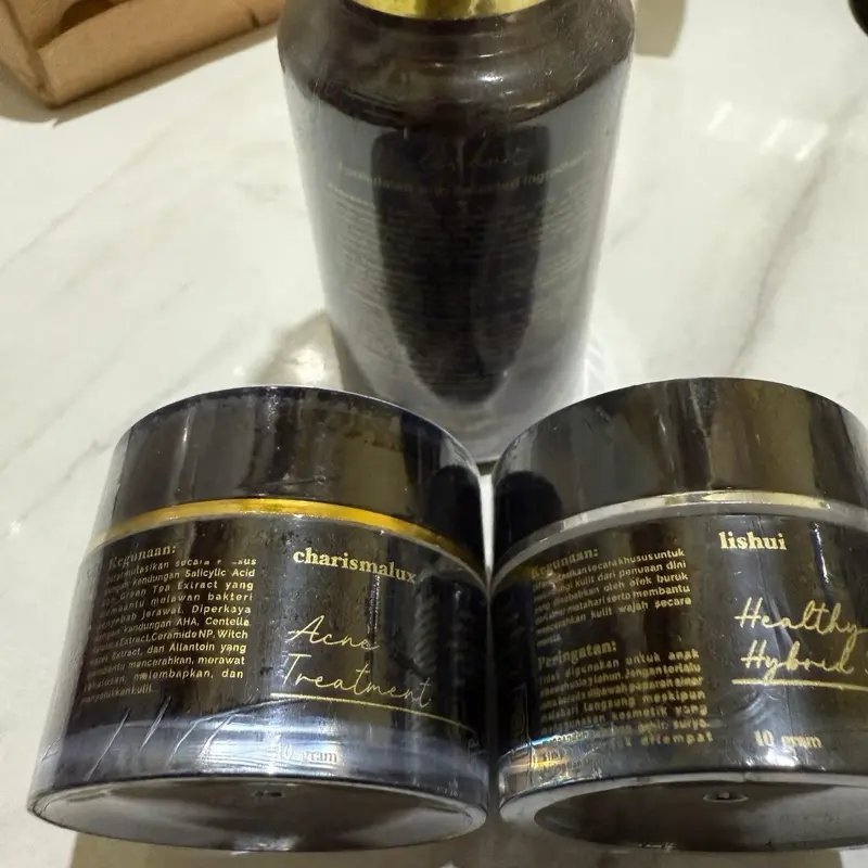 Paket acne treatment - Whitening Night Cream - Day Cream Sunscreen Pemutih Wajah Cleanser 2