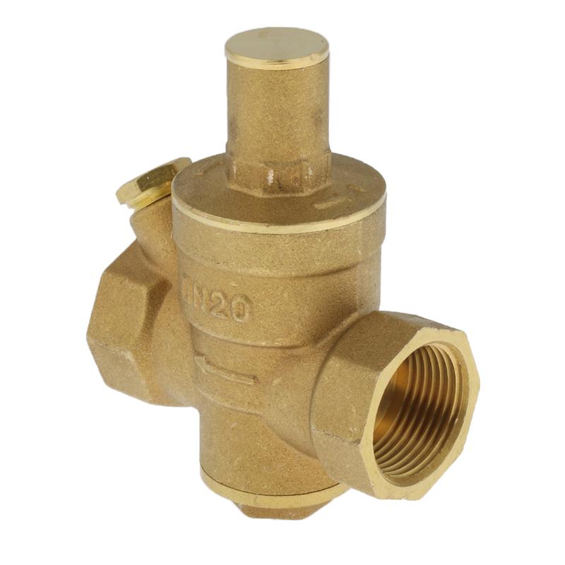 Bộ điều chỉnh áp suất nước, vật liệu Đồng thau, van giảm áp 3/4 "DN25, không chứa chì, giảm áp lực nước, thích hợp cho DN20 S 4