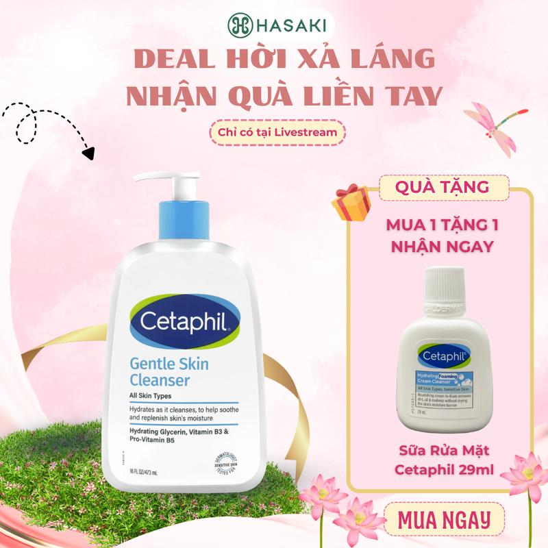 Sữa Rửa Mặt Cetaphil Dịu Lành Cho Da Nhạy Cảm 473ML | HASAKI BEAUTY