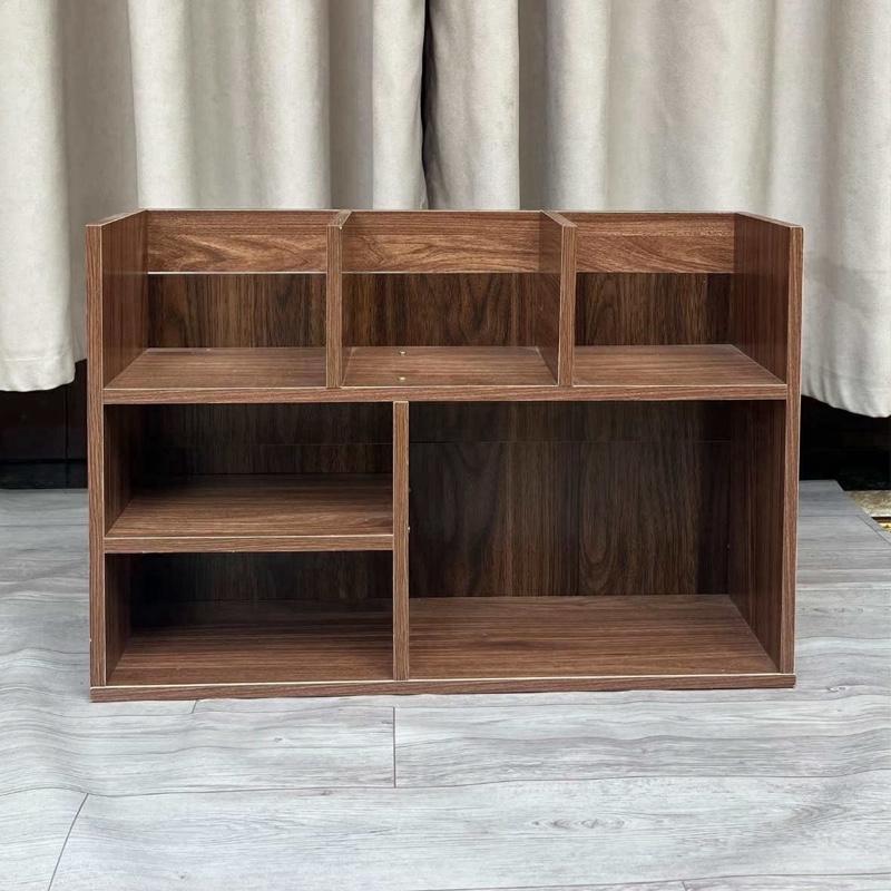    Có Chắn Lưng   Kệ Sách Gỗ Để Bàn Để Hồ Sơ Tài Liệu Đồ Dùng Học Tập Tiện Lợi Chắc Chắn Có Tấm Chắn 