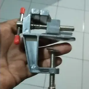 Ragum Mini Clamp Catok Meja Mini Bench Table Vice Allumunium Multifungsi Penjepit
