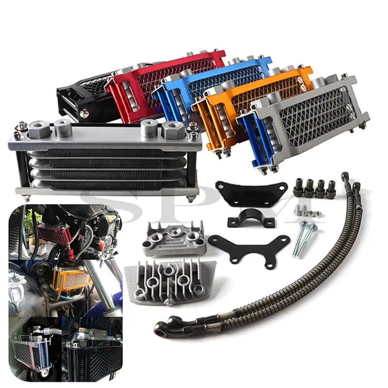 Bộ Tản Nhiệt Dầu Cao Cấp Cho Xe Máy | Làm Mát Động Cơ Hiệu Quả | Phù Hợp Honda Monkey 125, Xe Đạp Điện & Xe Số 50cc - 150cc 0