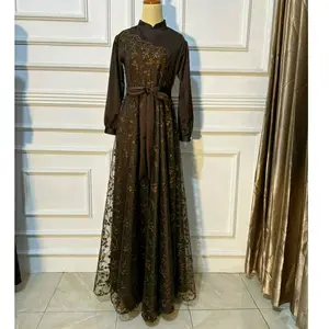 Naomy dress (Dress Wisuda-Dress Brokat-Dress Prewedding-Dress Aqad)