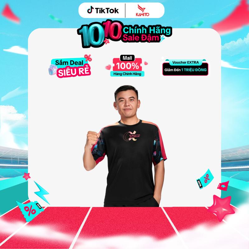 Áo Thể Thao TShirt Pickleball Kamito Alpha V1 - Áo Pickerball Kamito Alpha - Áo thể thao nam / nữ, đồ thể thao đẹp, Áo TShirt Thể Thao Kamito