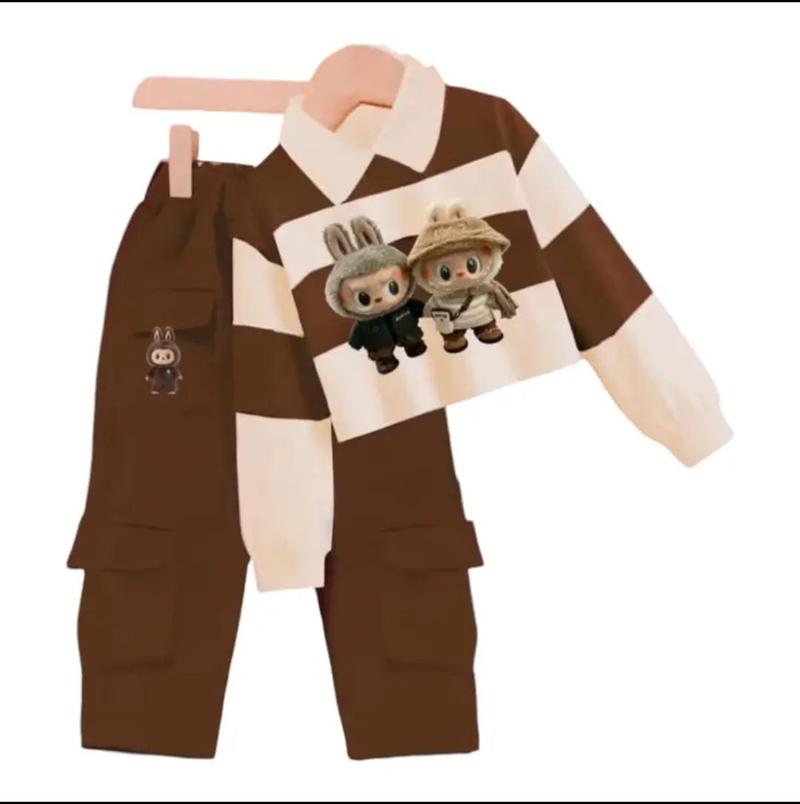 Product Introduction of SETELAN CARGO CROP TOP KRAKTER LABUBU VIRAL TERBARU SET LABUBU ANAK PEREMPUAN TERLARIS 1-10 TAHUN BAJU ANAK ANAK PEREMPUAN TERMURAH Parsel 10