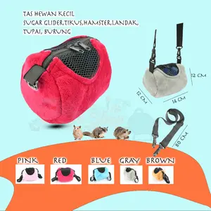 Ready Stok Portabel Tas Hamster Kecil Tas Hewan Mini Outdoor Pet Travel Mini Bag Untuk Travel -Sugar Glider-Marshmelow Store.Id